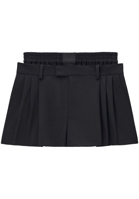 Shorts con boxer integrati in nero Alexander wang - donna